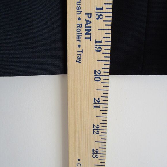 Brooks Brothers Skirt 6 Navy Blue Classic Feminine Academia Tollegno 1900 A Line - Picture 9 of 13